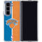 NBA New York Knicks Canvas Galaxy Z Fold5 5G Clear Case
