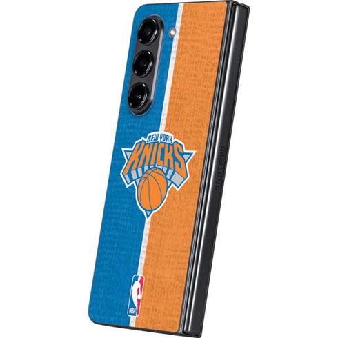 NBA New York Knicks Canvas Galaxy Z Fold5 5G Skin