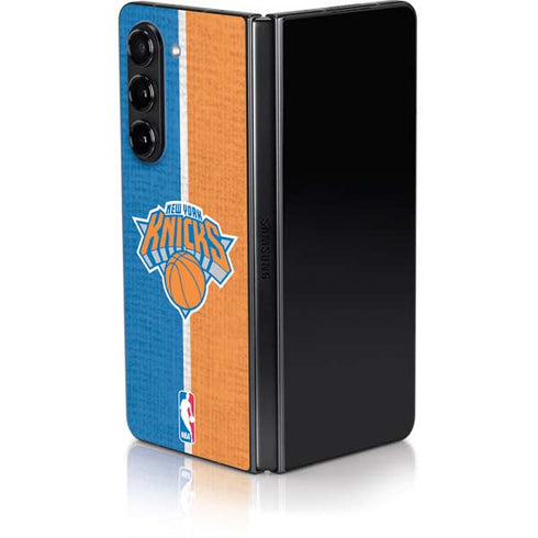 NBA New York Knicks Canvas Galaxy Z Fold5 5G Skin