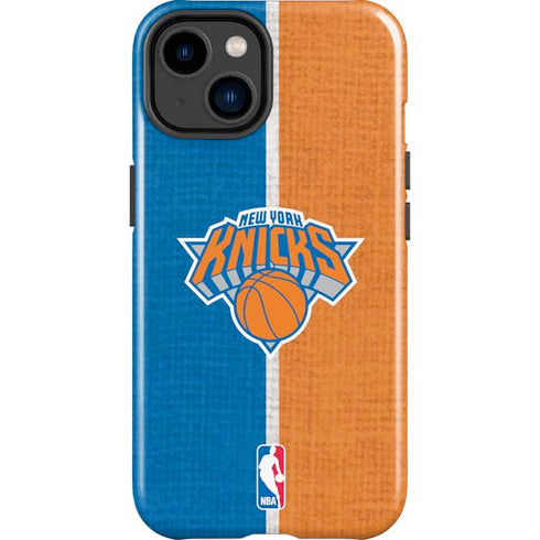 NBA New York Knicks Canvas iPhone 15 Impact Case
