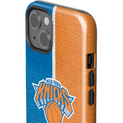 NBA New York Knicks Canvas iPhone 15 Impact Case