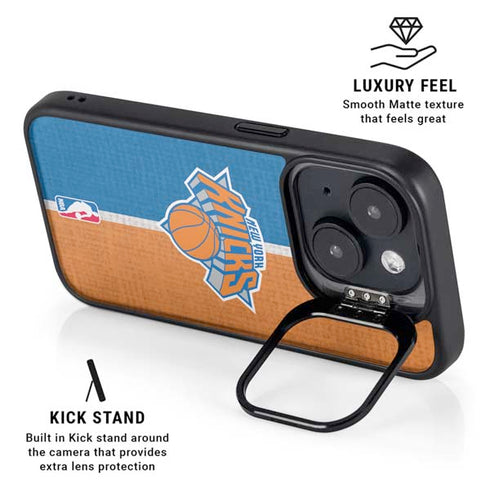 NBA New York Knicks Canvas iPhone 15 Plus Kickstand Case