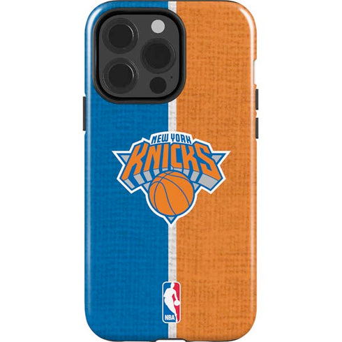 NBA New York Knicks Canvas iPhone 15 Pro Impact Case