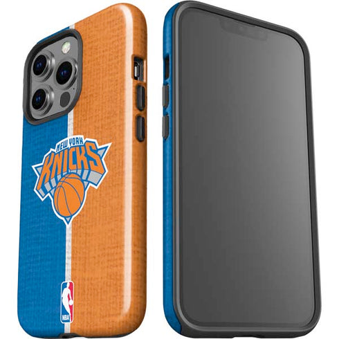 NBA New York Knicks Canvas iPhone 15 Pro Impact Case