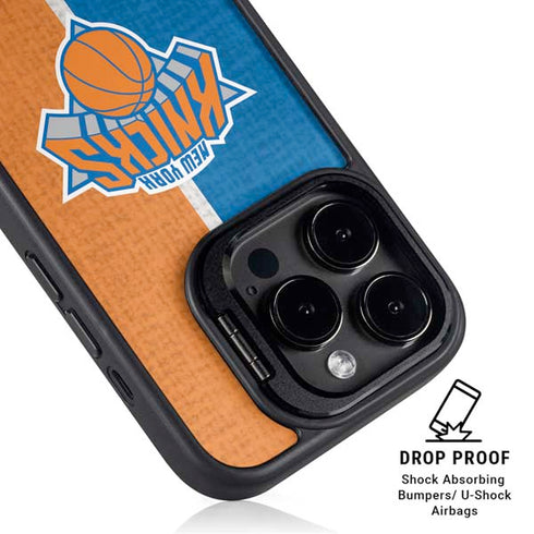 NBA New York Knicks Canvas iPhone 15 Pro Max Kickstand Case