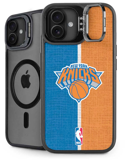 NBA New York Knicks Canvas iPhone 16 Kickstand Case