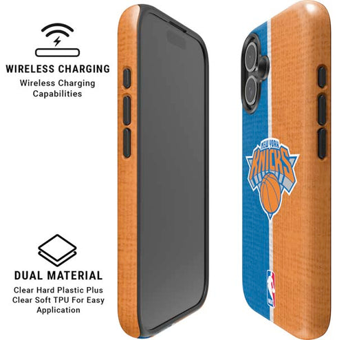 NBA New York Knicks Canvas iPhone 16 Magsafe Impact Case