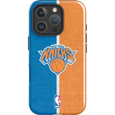 NBA New York Knicks Canvas iPhone 16 Pro Impact Case