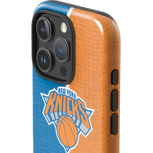 NBA New York Knicks Canvas iPhone 16 Pro Impact Case
