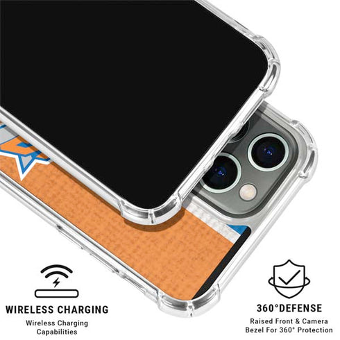 NBA New York Knicks Canvas iPhone 16 Pro Max Clear Case