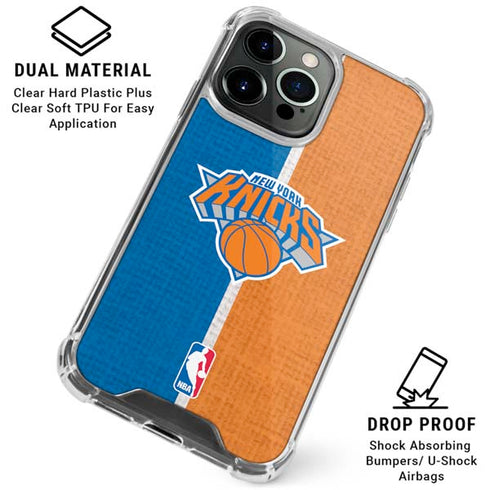 NBA New York Knicks Canvas iPhone 16 Pro Max Clear Case