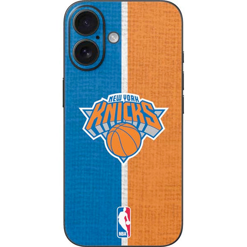 NBA New York Knicks Canvas iPhone 16 Skin