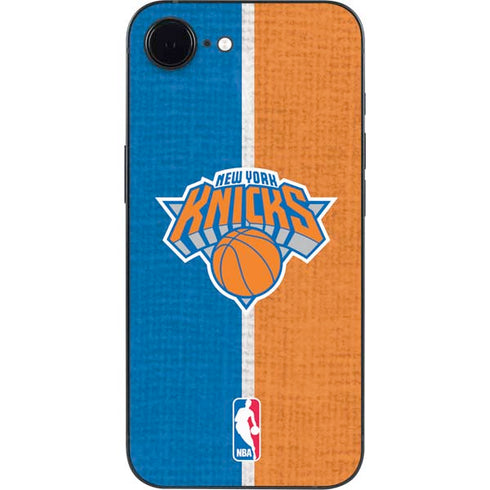 NBA New York Knicks Canvas iPhone 16e Skin