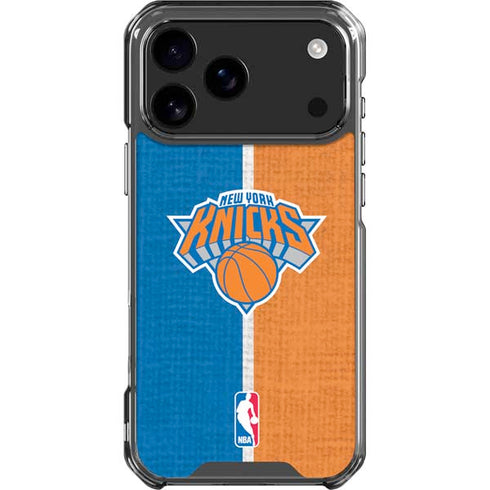 NBA New York Knicks Canvas iPhone 18 Pro Max Clear Case