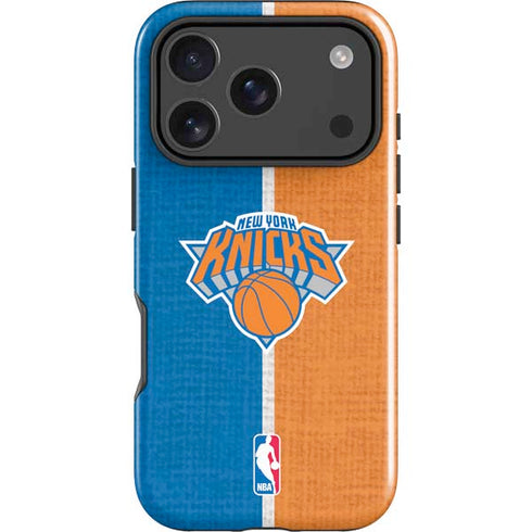 NBA New York Knicks Canvas iPhone 18 Pro Max Impact Case