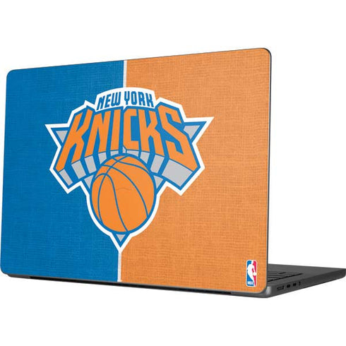 NBA New York Knicks Canvas Apple MacBook Pro 14-inch Skin