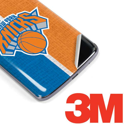NBA New York Knicks Canvas Moto E5 Plus Skin
