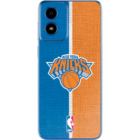 NBA New York Knicks Canvas Moto G Play 4G (2024) Skin