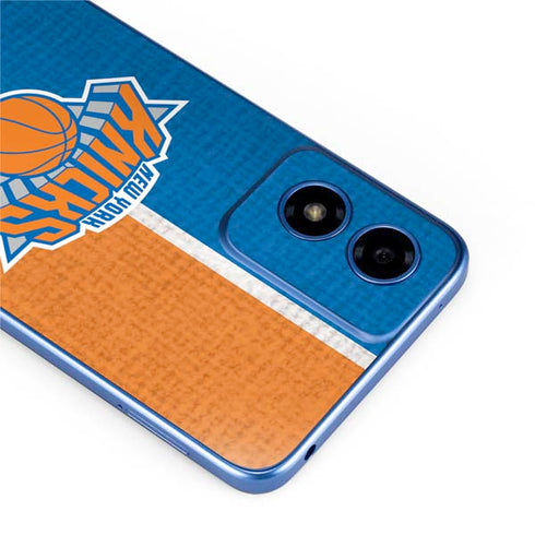 NBA New York Knicks Canvas Moto G Play 4G (2024) Skin