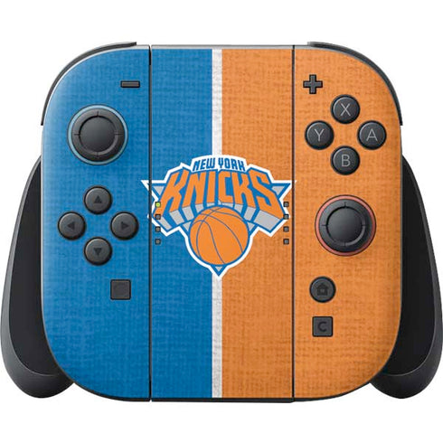 NBA New York Knicks Canvas Nintendo Switch 2 (2025) Joy-Con Controller Skin