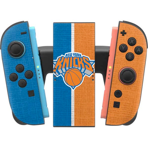 NBA New York Knicks Canvas Nintendo Switch 2 (2025) Joy-Con Controller Skin