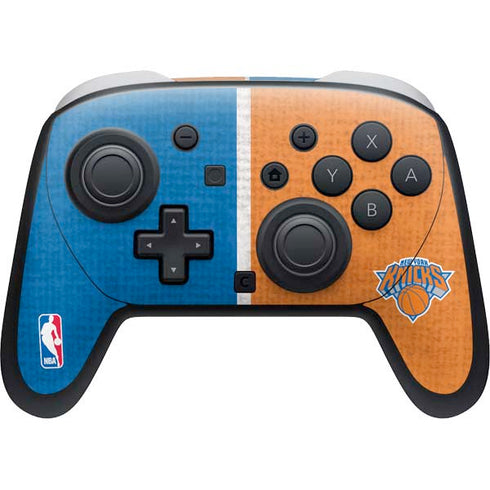 NBA New York Knicks Canvas Nintendo Switch 2 (2025) Pro Controller Skin