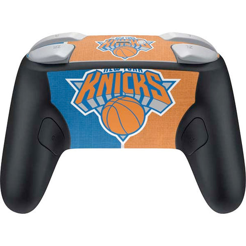 NBA New York Knicks Canvas Nintendo Switch 2 (2025) Pro Controller Skin