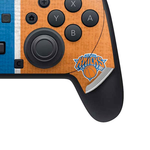 NBA New York Knicks Canvas Nintendo Switch 2 (2025) Pro Controller Skin