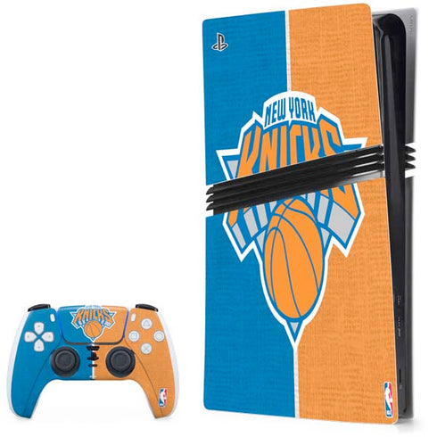 NBA New York Knicks Canvas PS5 Pro Bundle Skin