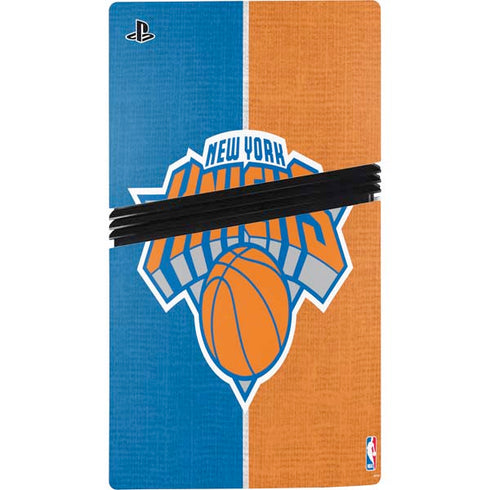 NBA New York Knicks Canvas PS5 Pro Console Skin