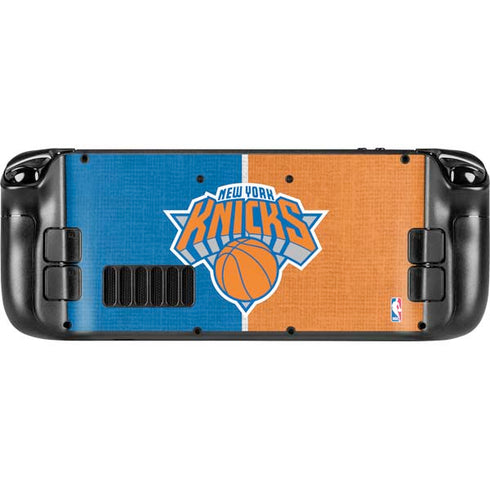 NBA New York Knicks Canvas Steam Deck Handheld Gaming Computer OLED Skin