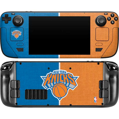 NBA New York Knicks Canvas Steam Deck Handheld Gaming Computer Skin