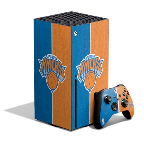NBA New York Knicks Canvas Xbox Series X Skins