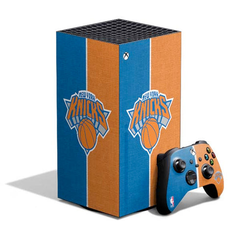 NBA New York Knicks Canvas XBox Series X Digital Edition Bundle Skin