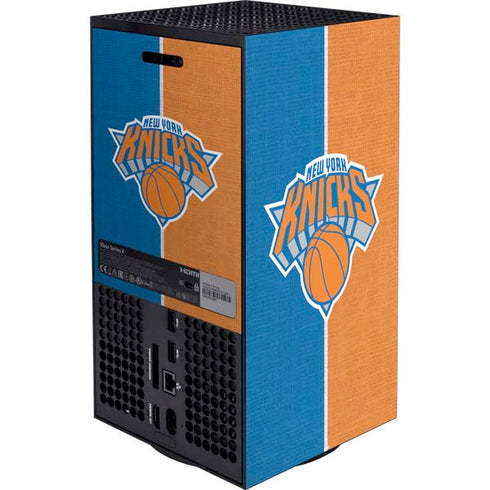 NBA New York Knicks Canvas XBox Series X Digital Edition Bundle Skin