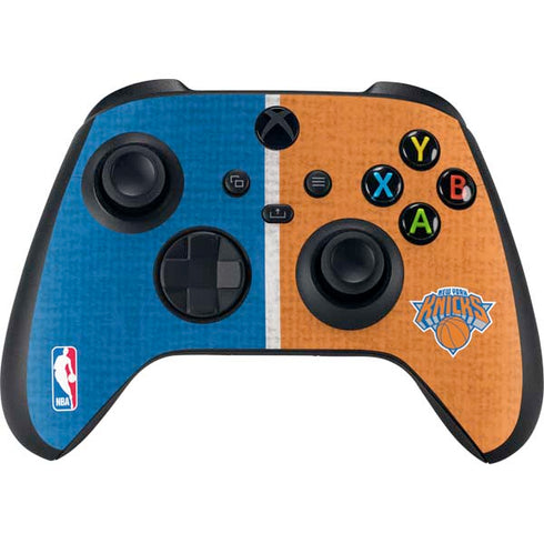 NBA New York Knicks Canvas XBox Series X Digital Edition Bundle Skin