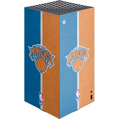 NBA New York Knicks Canvas XBox Series X Digital Edition Console Skin