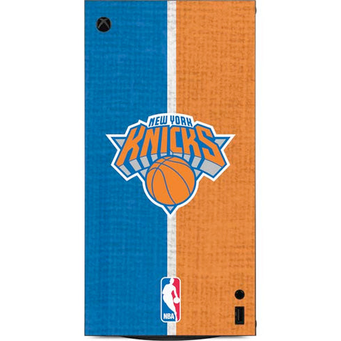 NBA New York Knicks Canvas XBox Series X Digital Edition Console Skin
