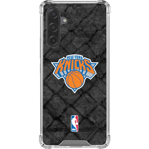 NBA New York Knicks Dark Rust Galaxy A17 Clear Case