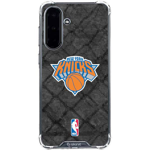 NBA New York Knicks Dark Rust Galaxy A36 5G Clear Case