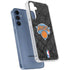 NBA New York Knicks Dark Rust Galaxy A55 5G Clear Case