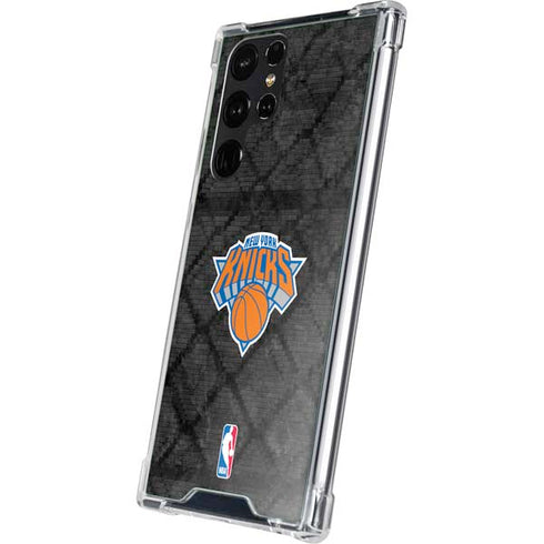 NBA New York Knicks Dark Rust Galaxy S23 Ultra Clear Case