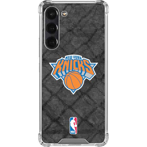 NBA New York Knicks Dark Rust Galaxy S24 FE Clear Case