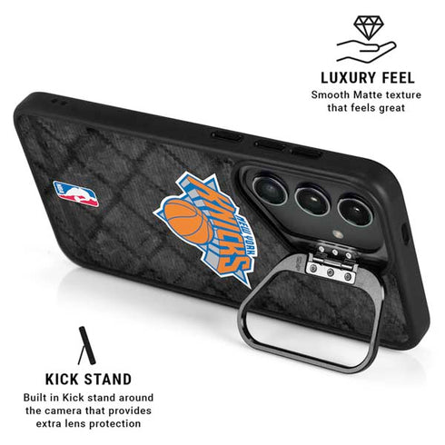 NBA New York Knicks Dark Rust Galaxy S25 Kickstand Case