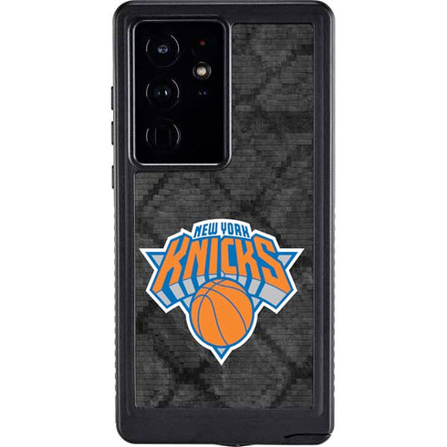 NBA New York Knicks Dark Rust Galaxy S24 Ultra Waterproof Case