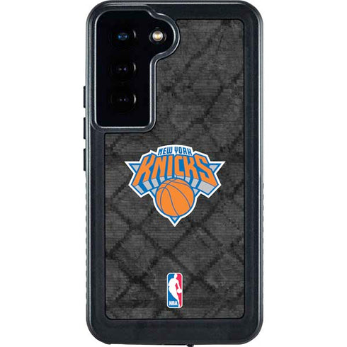 NBA New York Knicks Dark Rust Galaxy S24 Waterproof Case
