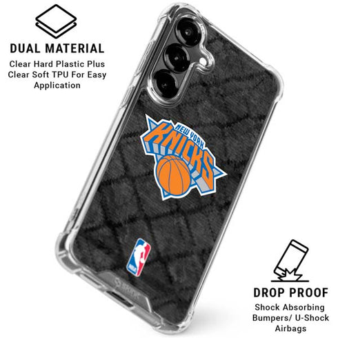 NBA New York Knicks Dark Rust Galaxy S26 Plus Clear Case