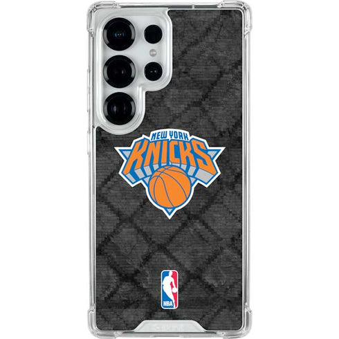 NBA New York Knicks Dark Rust Galaxy S26 Ultra Clear Case