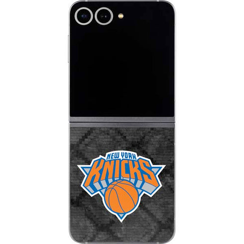 NBA New York Knicks Dark Rust Galaxy Z Flip6 Skin