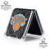 NBA New York Knicks Dark Rust Galaxy Z Flip6 Clear Case